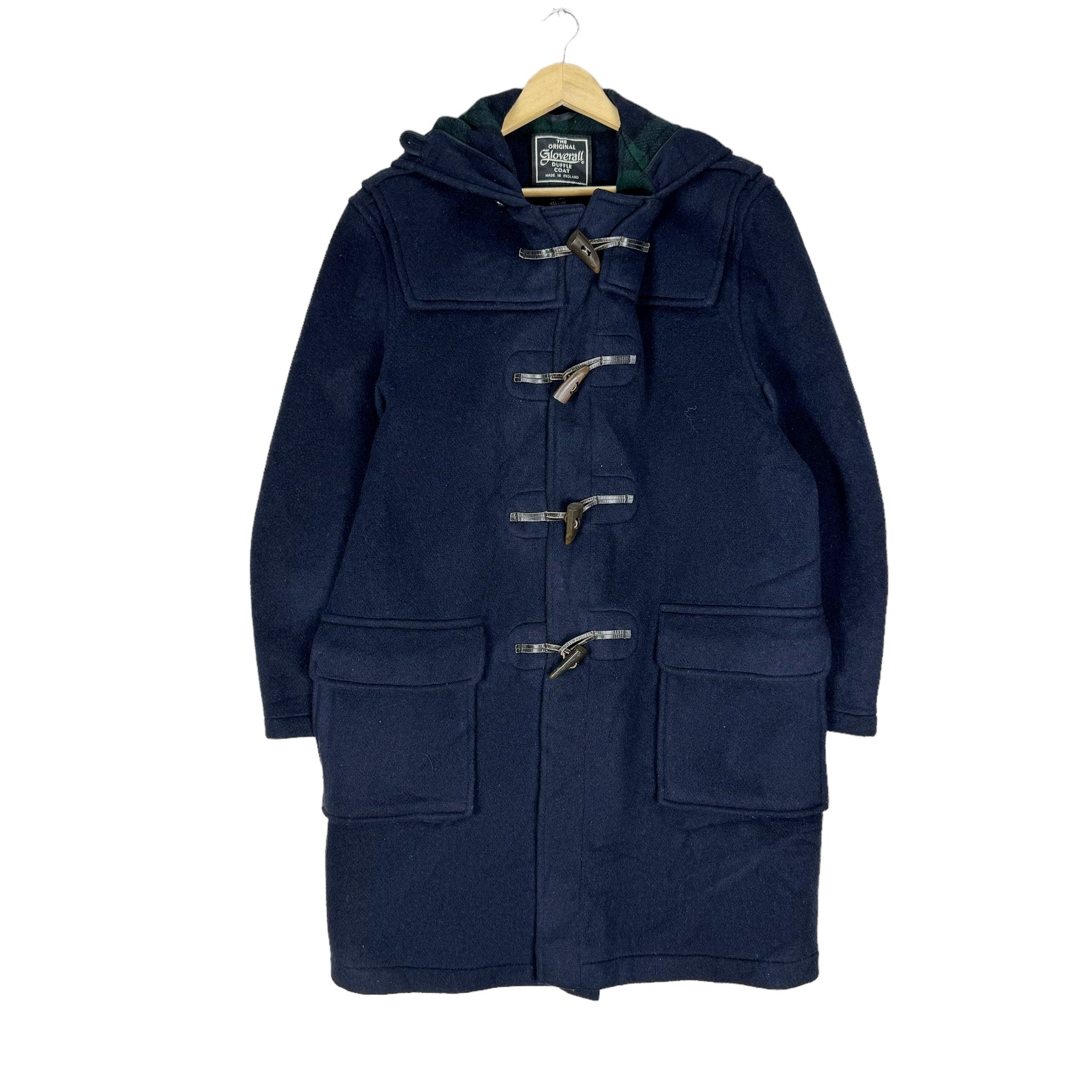ジャケット・アウター GLOVERALL Made in England Duffle Coat Gloverall Duffle England Coat Toggle Button Jacket Navy