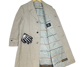 ジャケット・アウター 1990s LANVIN Pure Cashmere Double Jacket 90s Lanvin Wool Jacket | S - Lucky Vintage