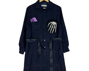 Vintage 80s Yohji Yamamoto Striped Wool Jacket - Y’s Japan, Medium