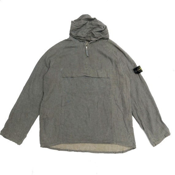 stone island half zip hoodie