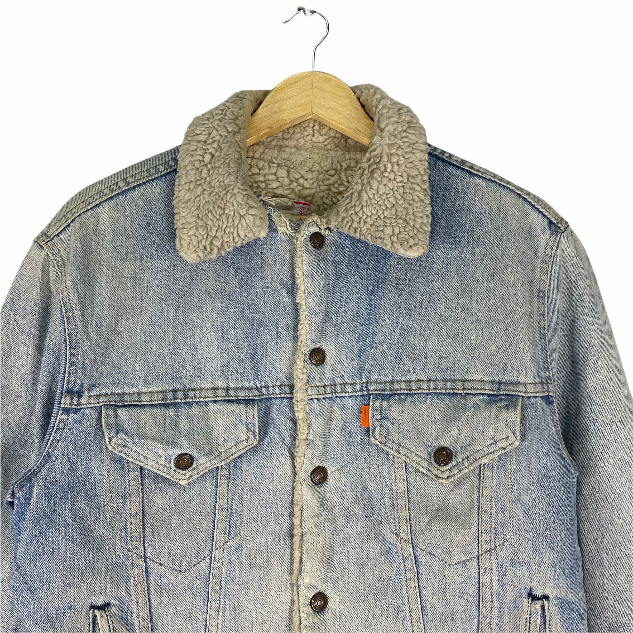 Vintage 90s LEVIS Oren Tag Sherpa 