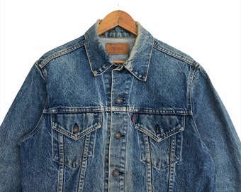 Vintage LEVI'S Type 1 Big E Denim Trucker Jacket Size 38/ M