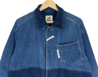 Vintage 90s Hai Sporting Gear by ISSEY MIYAKE Indigo Denim