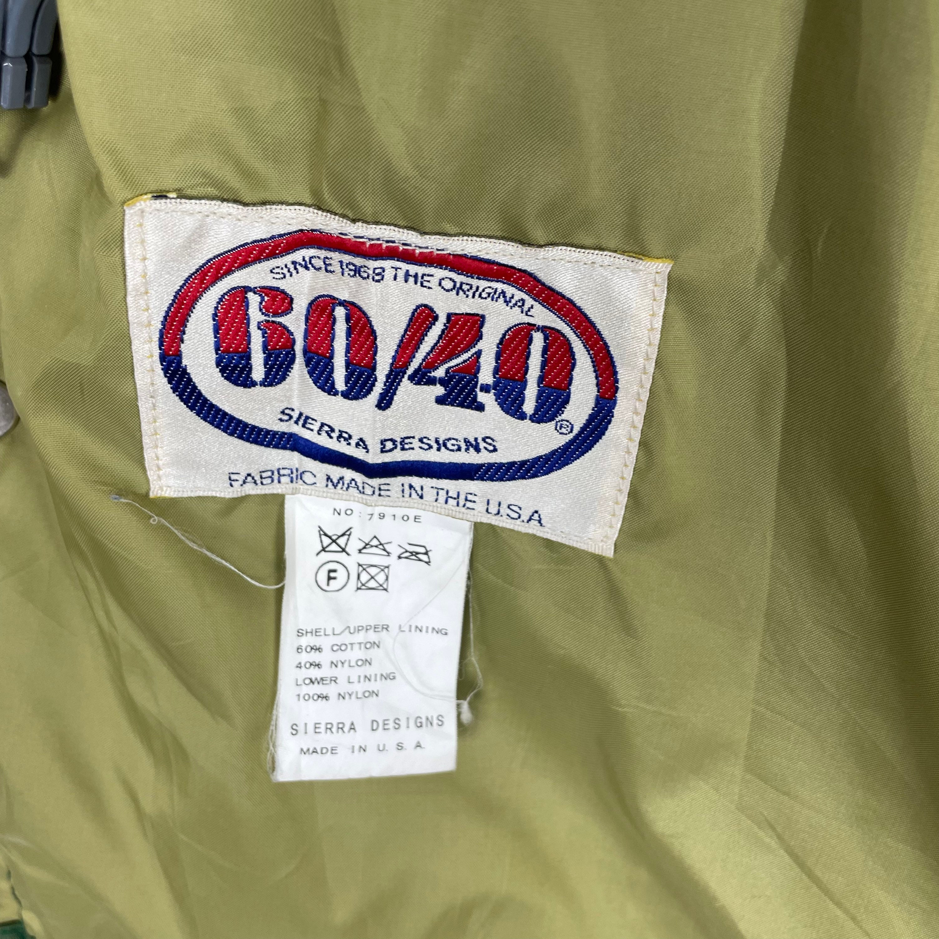 Vintage 90s SIERRA DESIGNS Jacket 60/40 Hoodie Parka Green