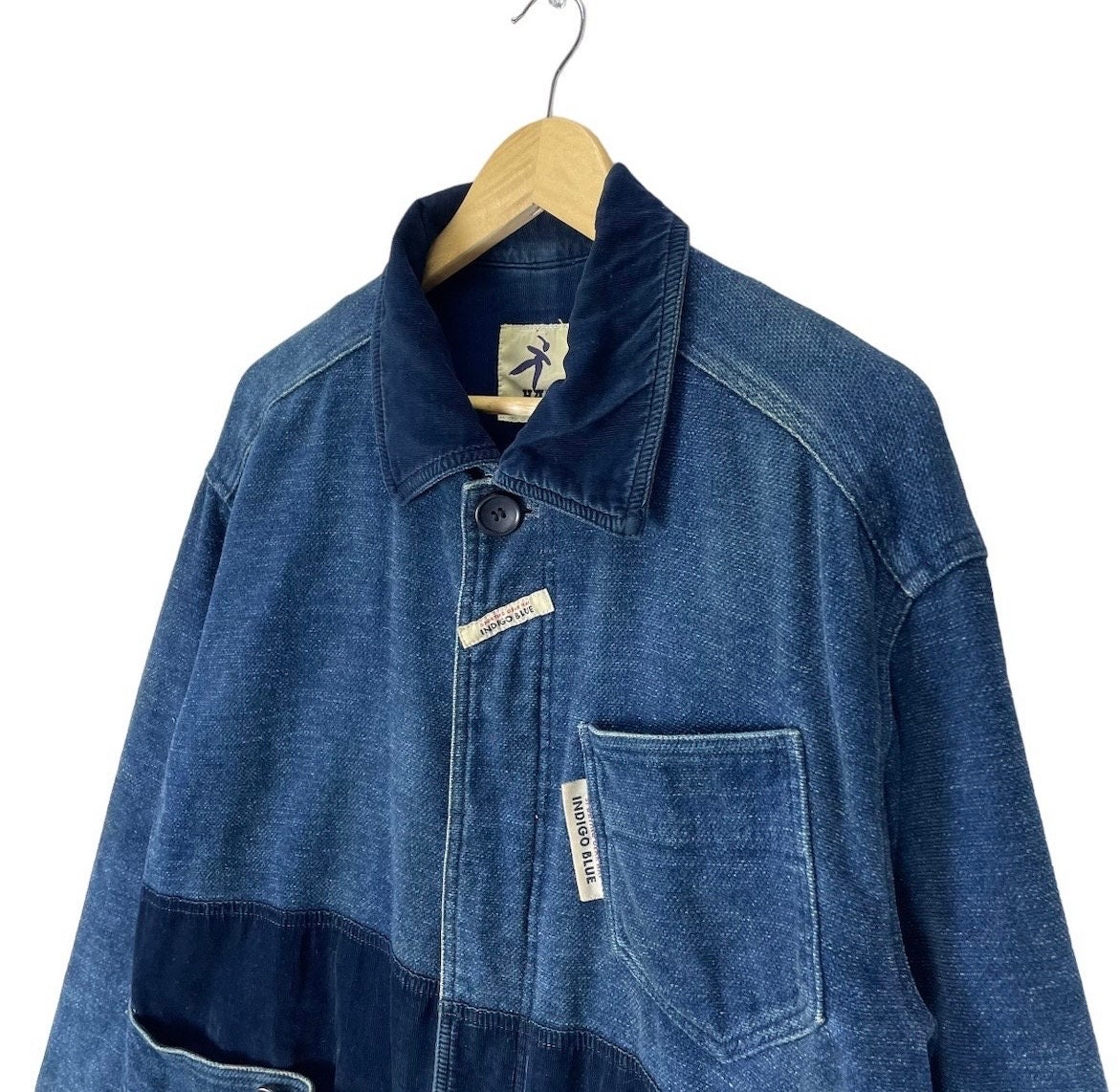 Vintage 90s ISSEY MIYAKE Hai Sporting Gear Indigo Denim Jacket