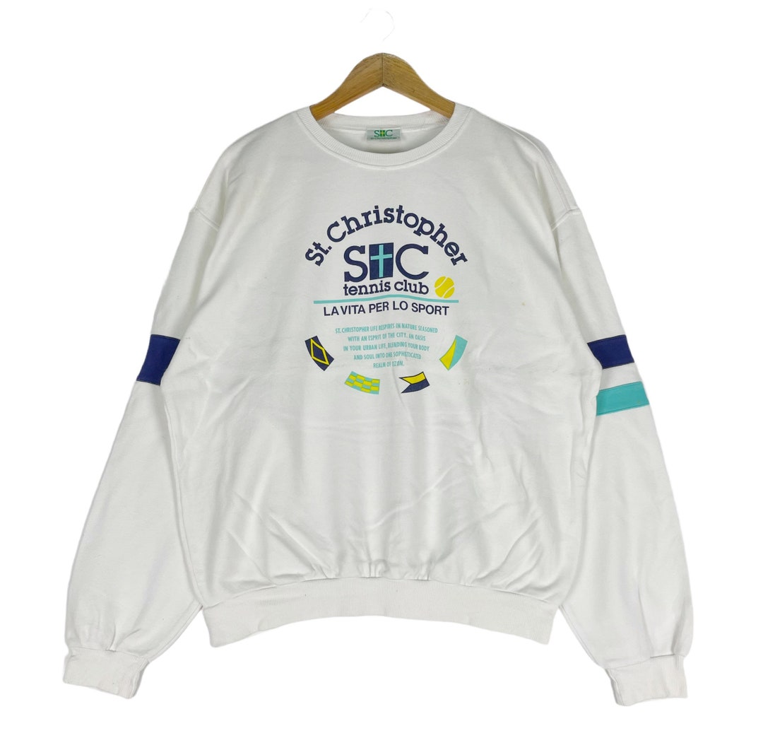 Si.Christopher テニスクラブロゴ スウェット Si.Christopher テニスクラブロゴ スウェット
