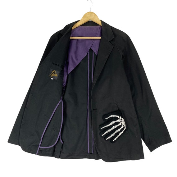 Needles Striped Light Button Jacket Nepenthes New… - image 1