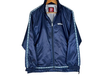 Vintage 90s Wilson Side Tape Gokusen Windbreaker Jacket Soze (M)