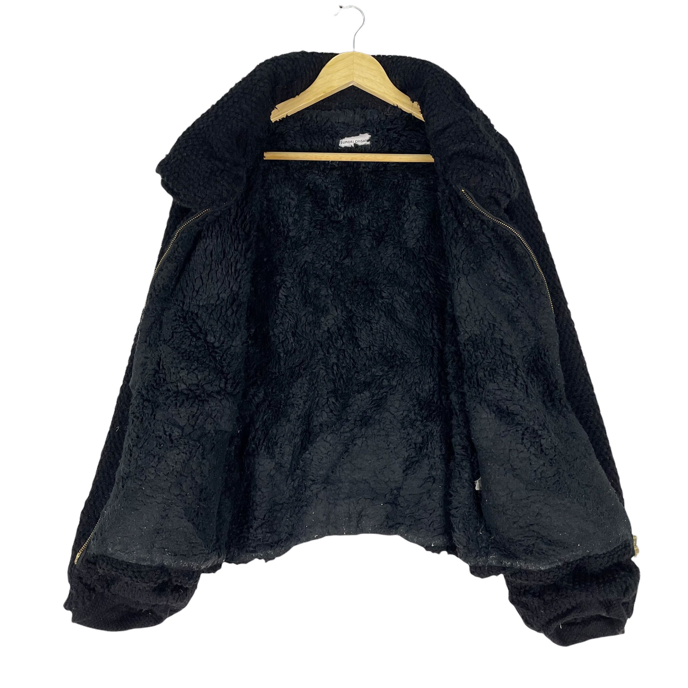 TSUMORI CHISATO Faux Furry Zipper Jacket Issey Miyake Japanese