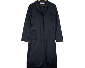 Miu Miu Italy-parka zwarte kleur designer lange Prada-jas maat Medium