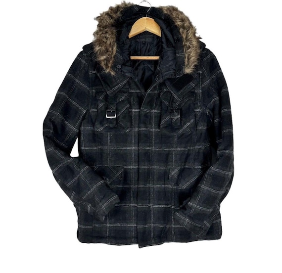 ジャケット・アウター 00s in the atticfar hoodie coat In The Attic Mens Jacket/Coat, M, Japan, Brown, Biker, Zip