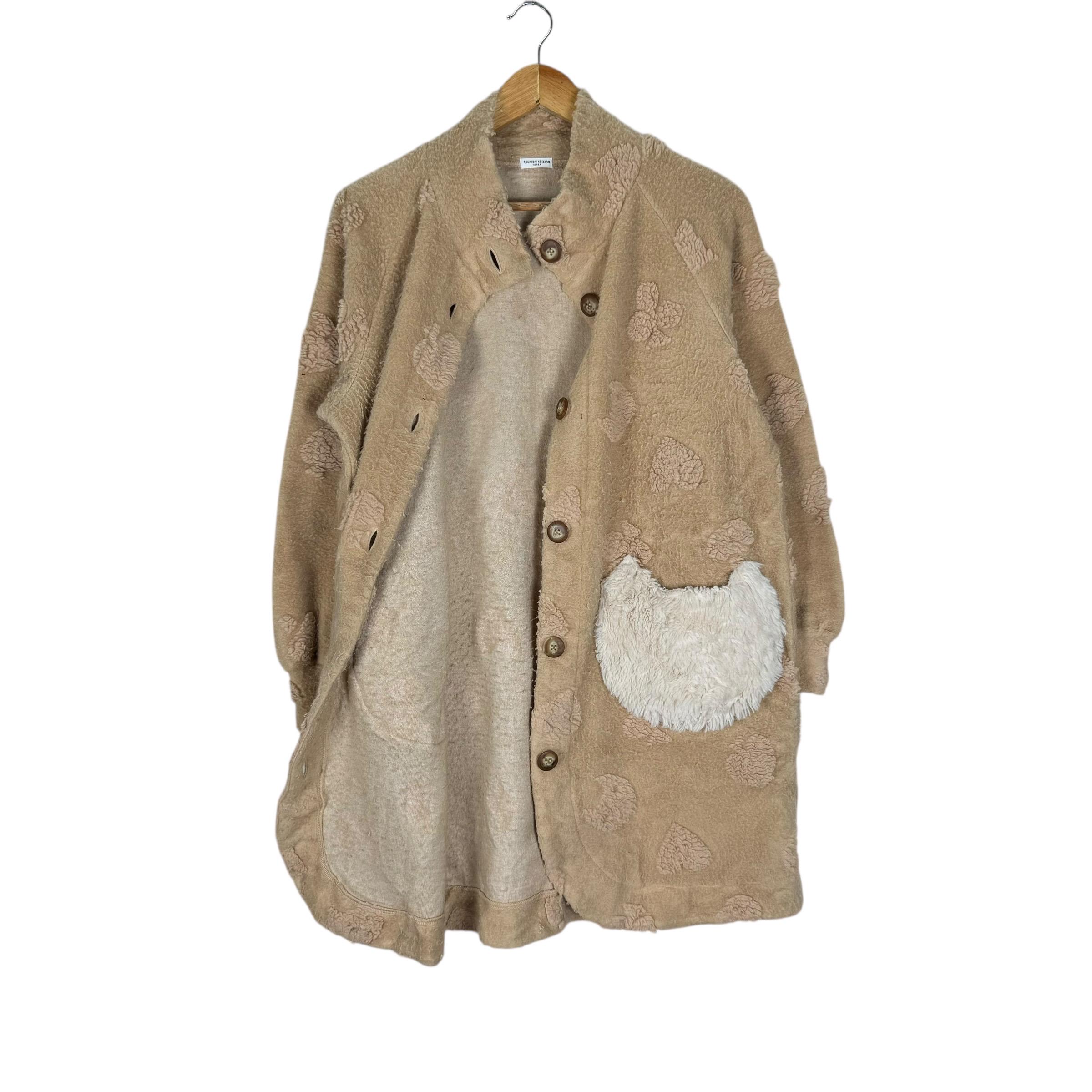 ツモリチサト スリープ イッセイミヤケ ドット柄カーディガン セーター