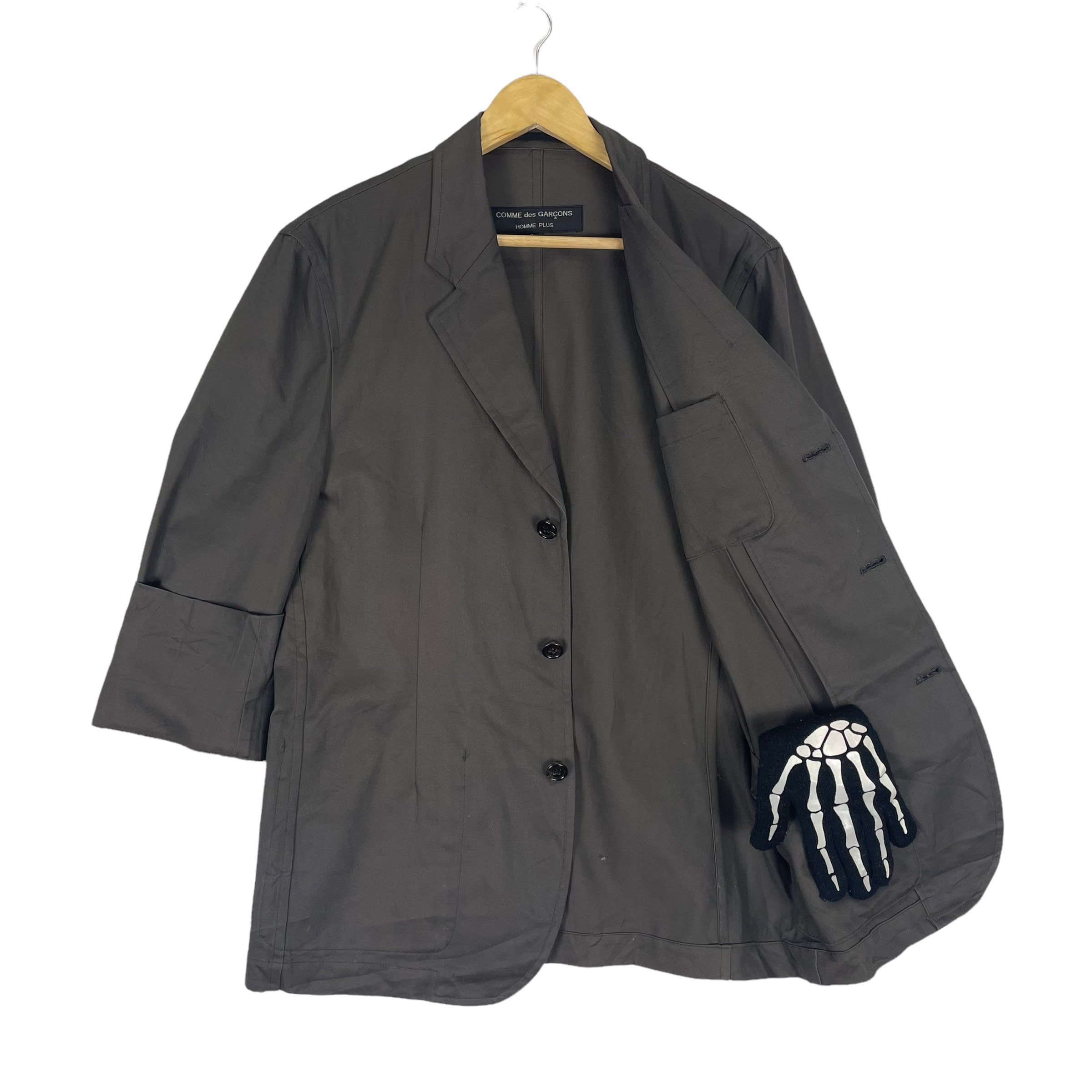 AW96 COMME Des GARCON Homme Plus Jacket Hide Pocket Japanese