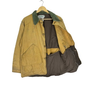 Vintage LL Bean Hunting Chore Canvas Jacket L Size USA Made Vintage LL Bean Hunting Chore Canvas Jacket L Size USA Made