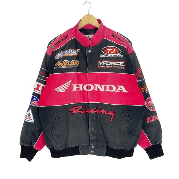 Vintage 90s Honda Racing Team Woody Woodpacker Bomber Patch