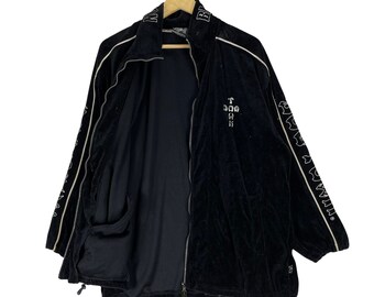 Dogtown Black Dragon Velvet Zipper Jacket Skateboard With
