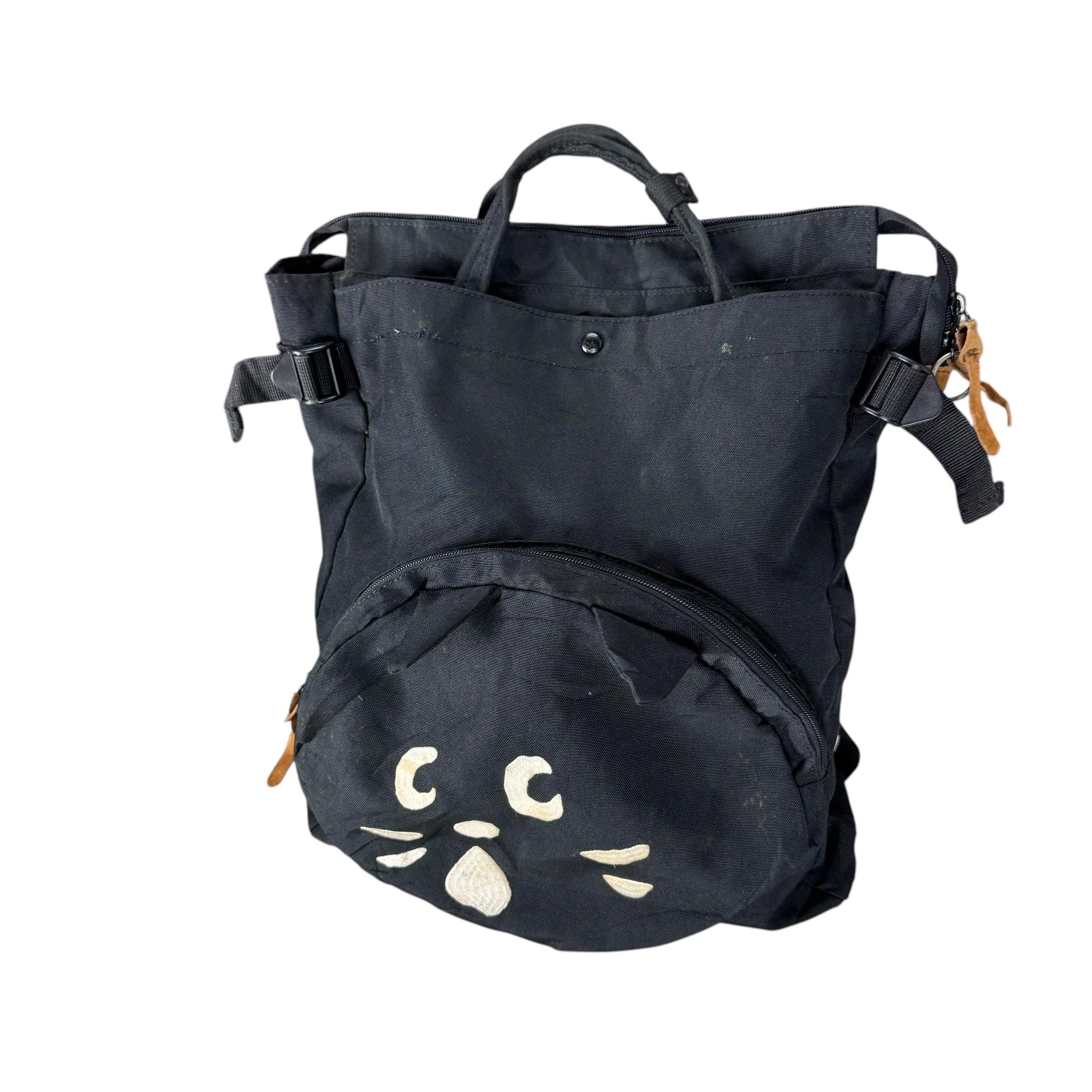 Issey Miyake Ne Net 2 Way Backpack Bags Black Colour