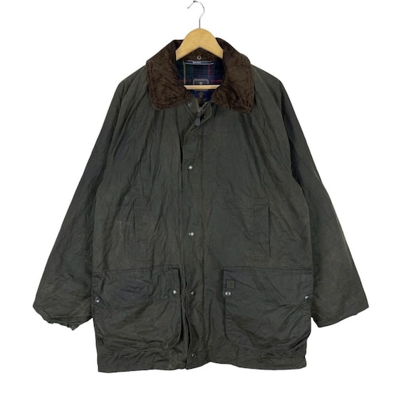 ジャケット・アウター OLD HARDY GORE-TEX JACKET Barbour House of Hardy Waxed Fishing Jacket: Tartan Lined, Size Large - Etsy