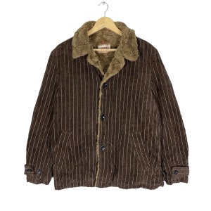 Kurtka Carters Sherpa Striped Button Brpwn Kolor Rozmiar L