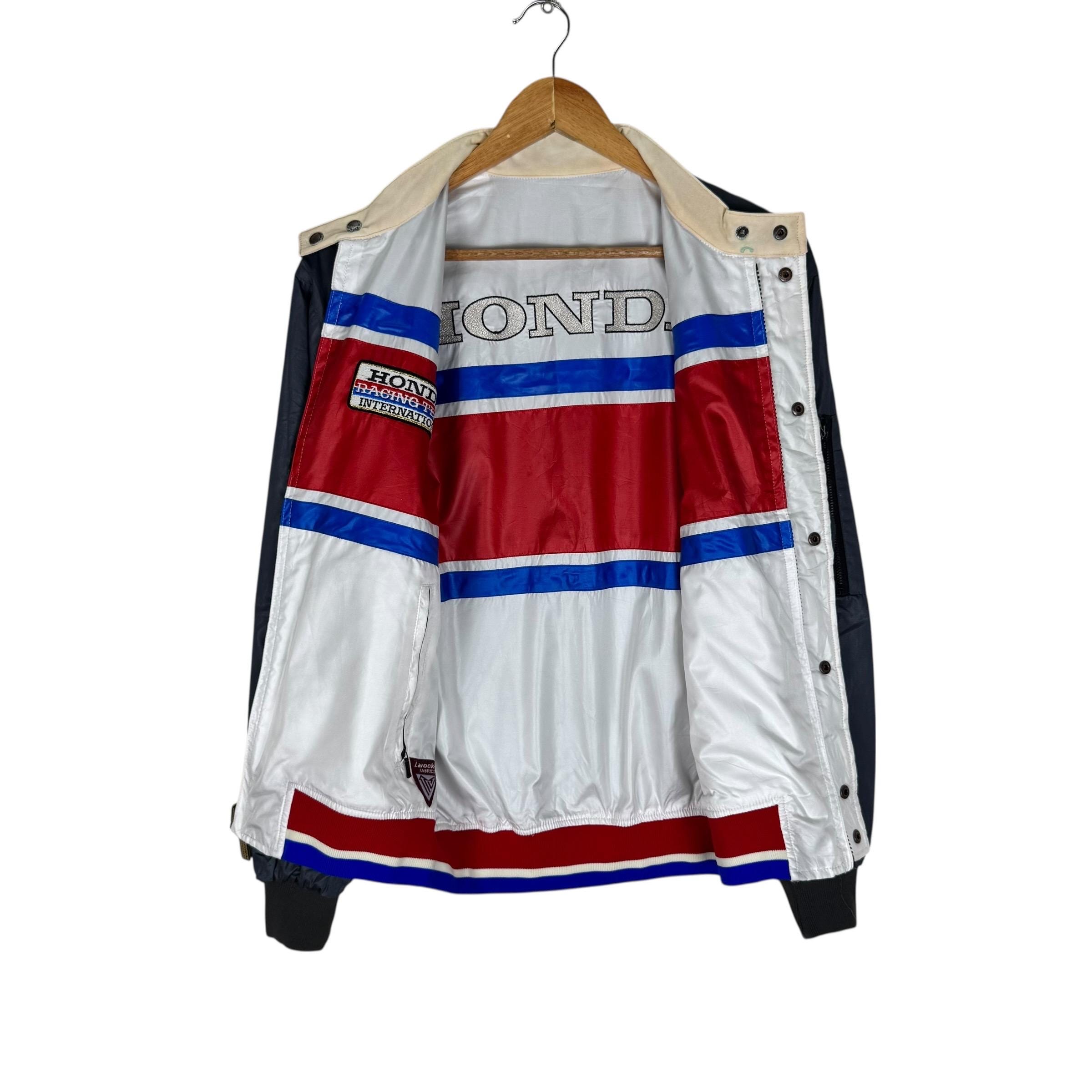 Vintage 80s Honda Racing Team Reversible Jacket (size L, Fits M