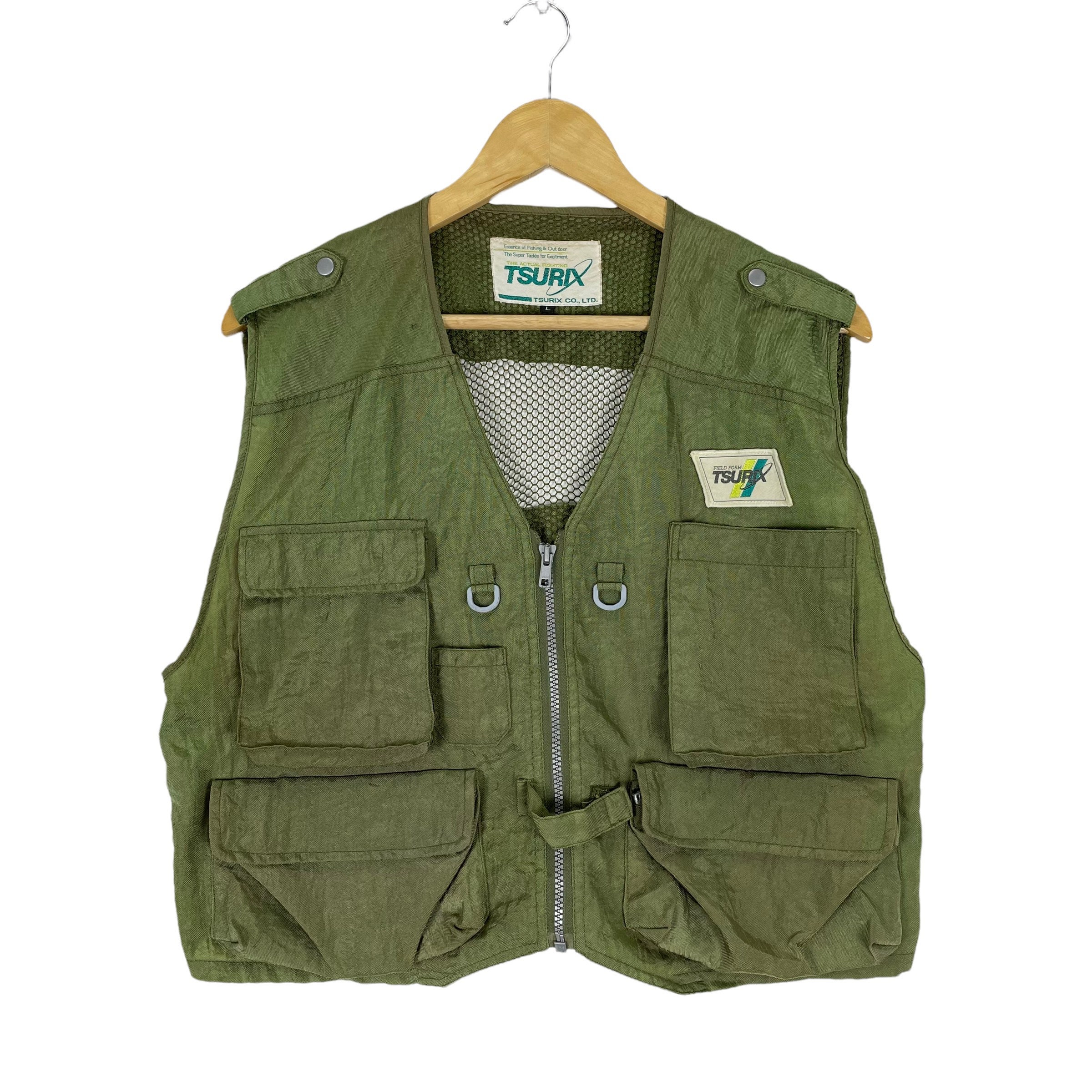 Tsurix Fishing Gear Vest Multi Pocket Fishing Gear Tactical Tsurix Fishing Gear Vest Multi Pocket Fishing Gear Tactical