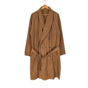 Issey Miyake Overcoat Double Breasted Long Jacket Japan Designer Fashion  Oversized Wool Brown Colour Size Medium
