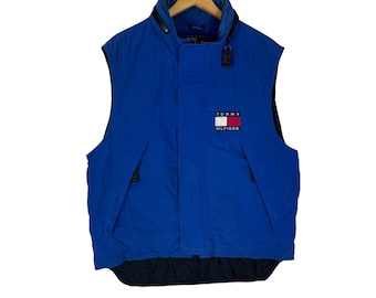   SAILING GEAR ベスト 90s Vintage 90s Tommy Hilfiger Sailing Gear Nylon Windbreaker - Size