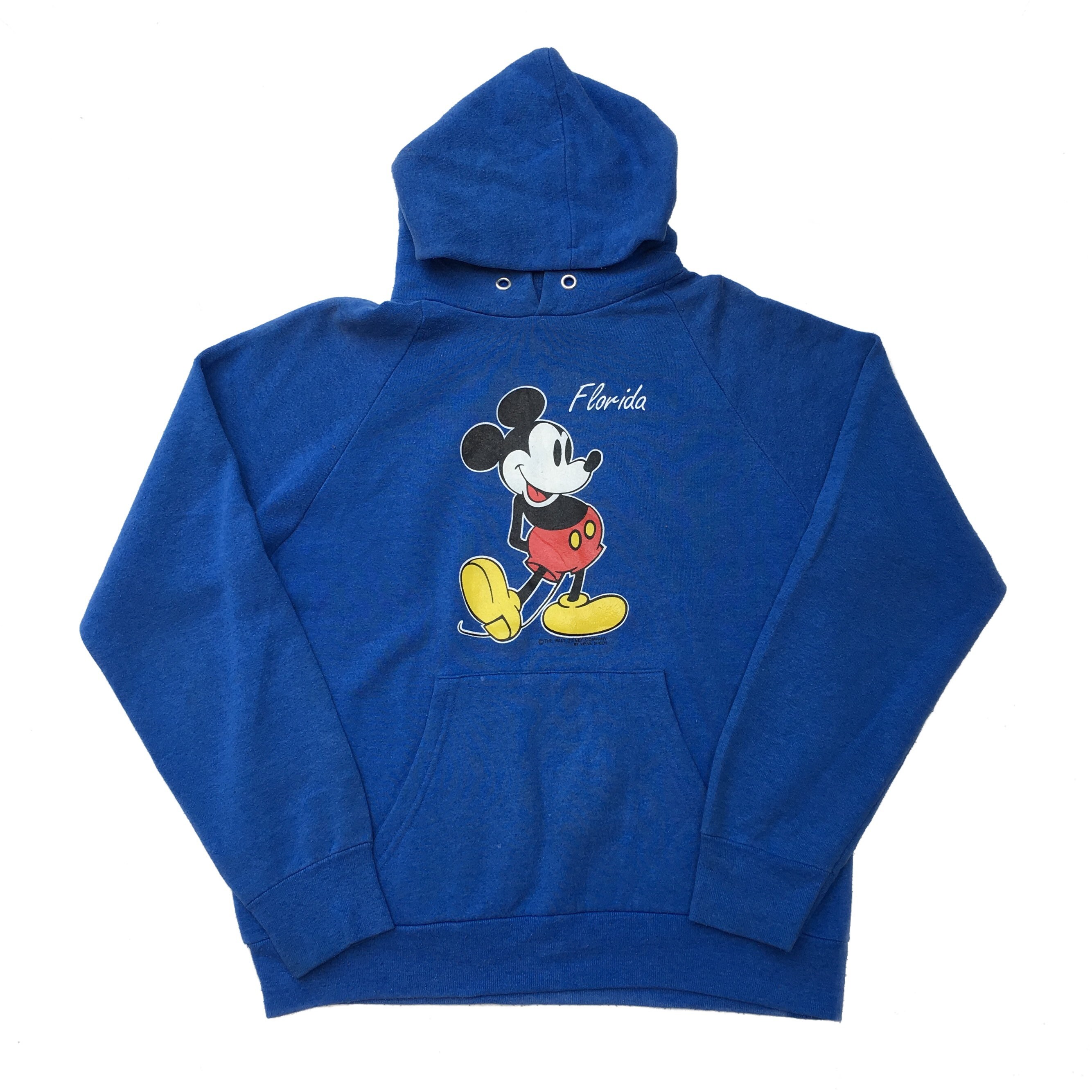 Vintage 80s Mickey Mouse Hoodie Sweatshirt Walt Disney Company