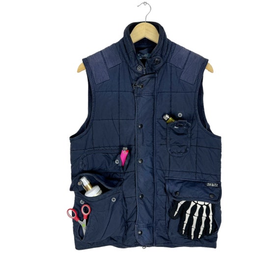 トップス 90s POLO Ralph Lauren marine vest Vintage 90s POLO RL Ralph Lauren Marine Utility Pocket