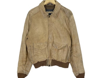 ヴィンテージ 90年代 SCHOTT NYC スエードレザージャケット ダーク