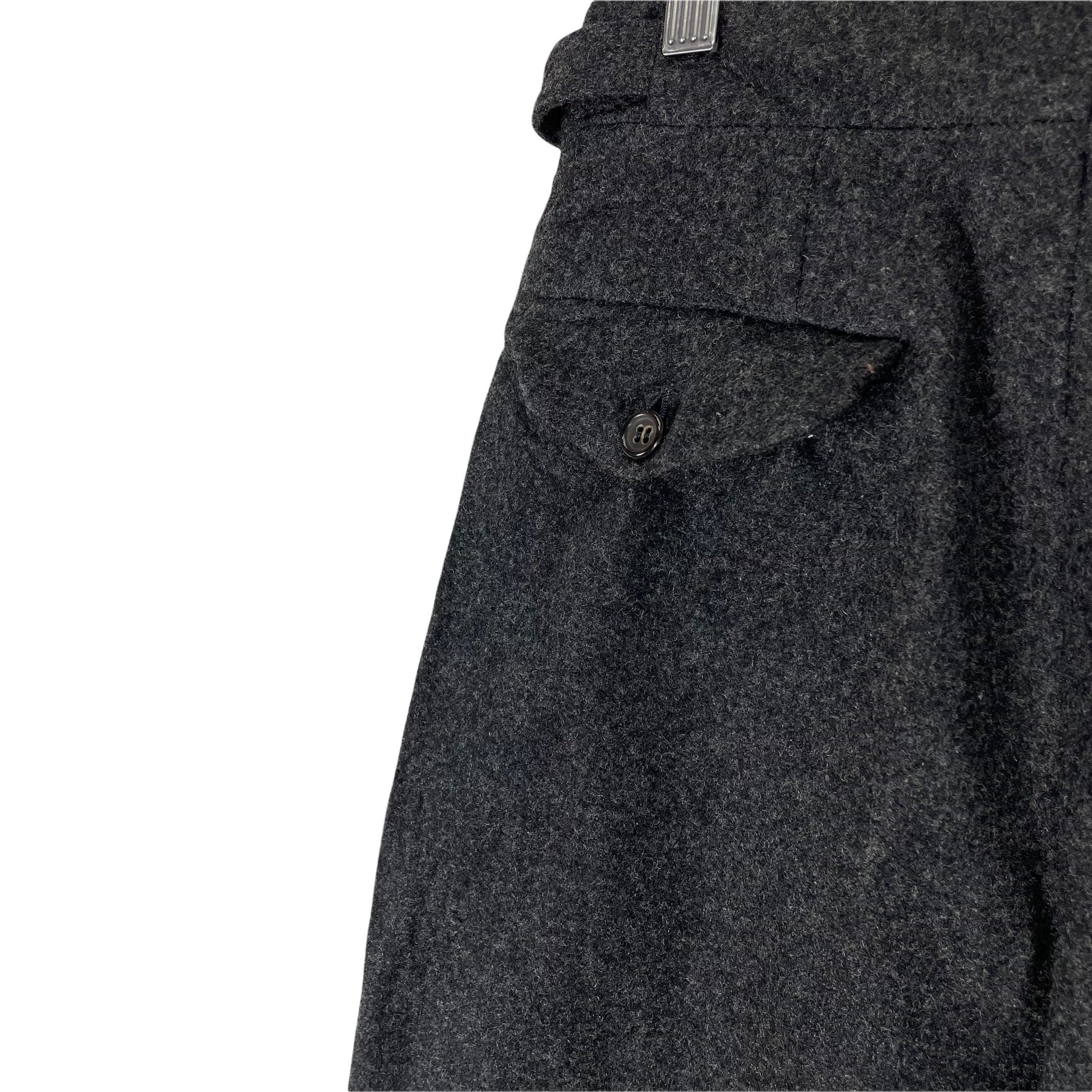 Vintage 80s Comme Des Garcons Wool Belted Pants - Size Medium - Etsy