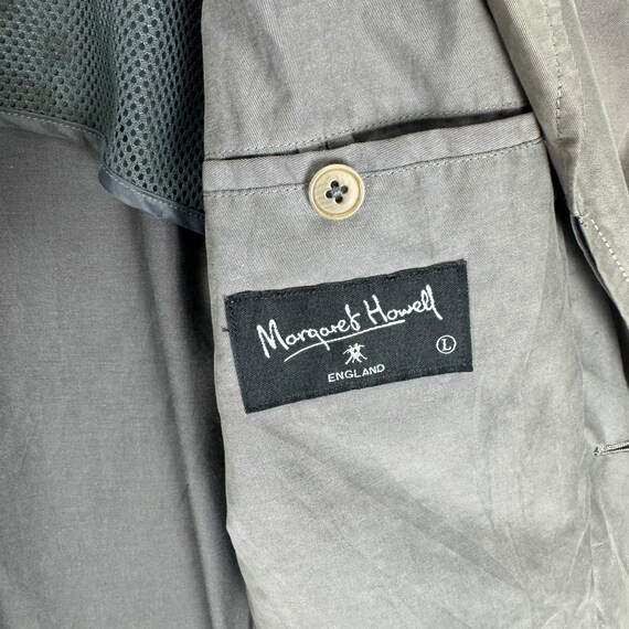Margaret Howell Overcoat Button Long Trench Jacke… - image 8