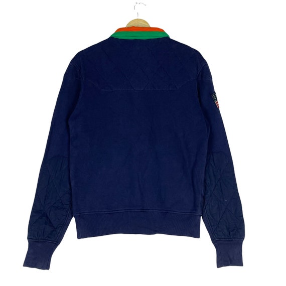 Vintage 90s Polo RL Sweatshirt Ralph Lauren Half … - image 8