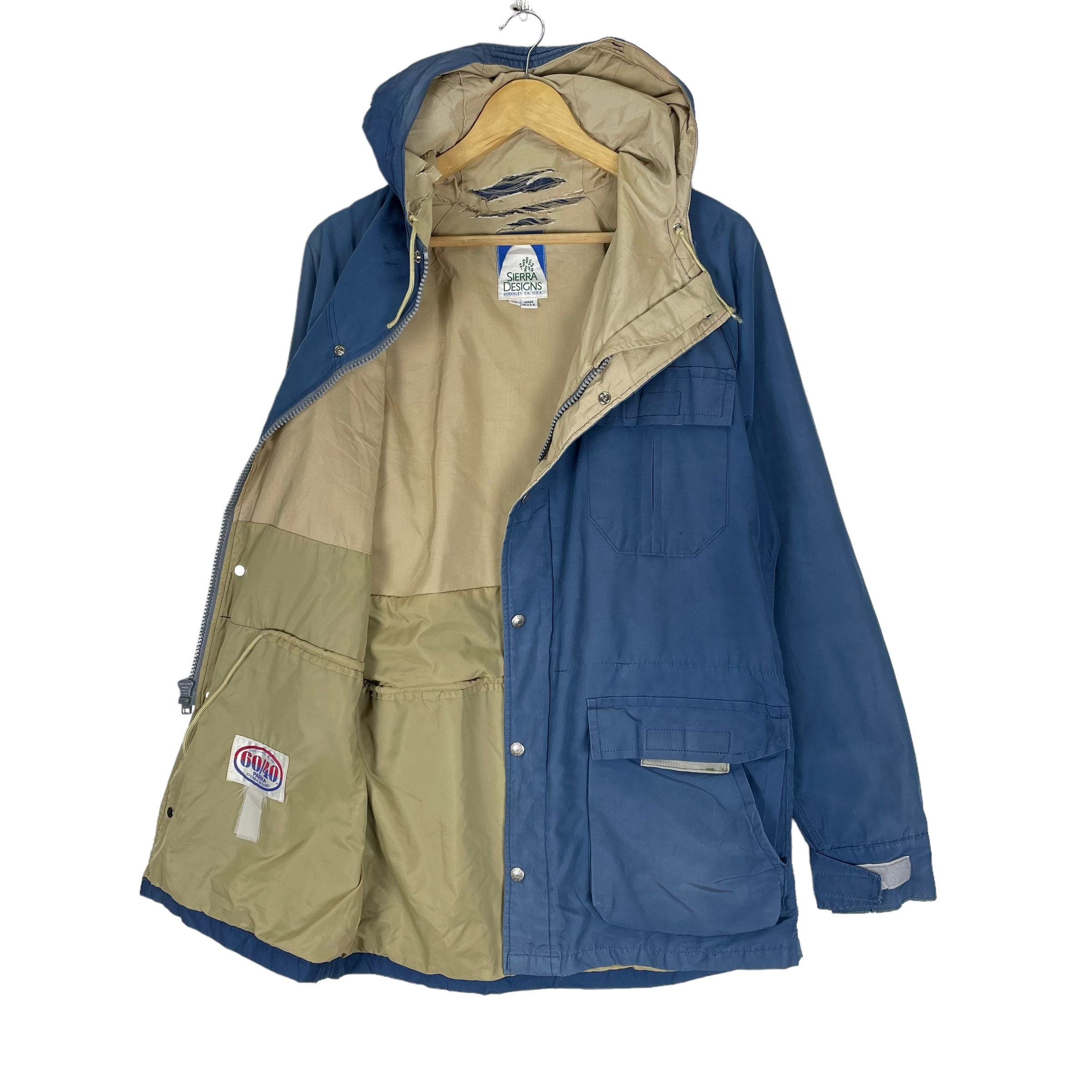 Vintage 90s Sierra Designs 60/40 Mountain Parka Jacket Mens