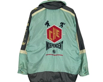 VARSITY JACKET (BLOUSON COLLEGE) CHEVIGNON SCOTTISH RARE - Taille M Beige - Occasion Très Bon état