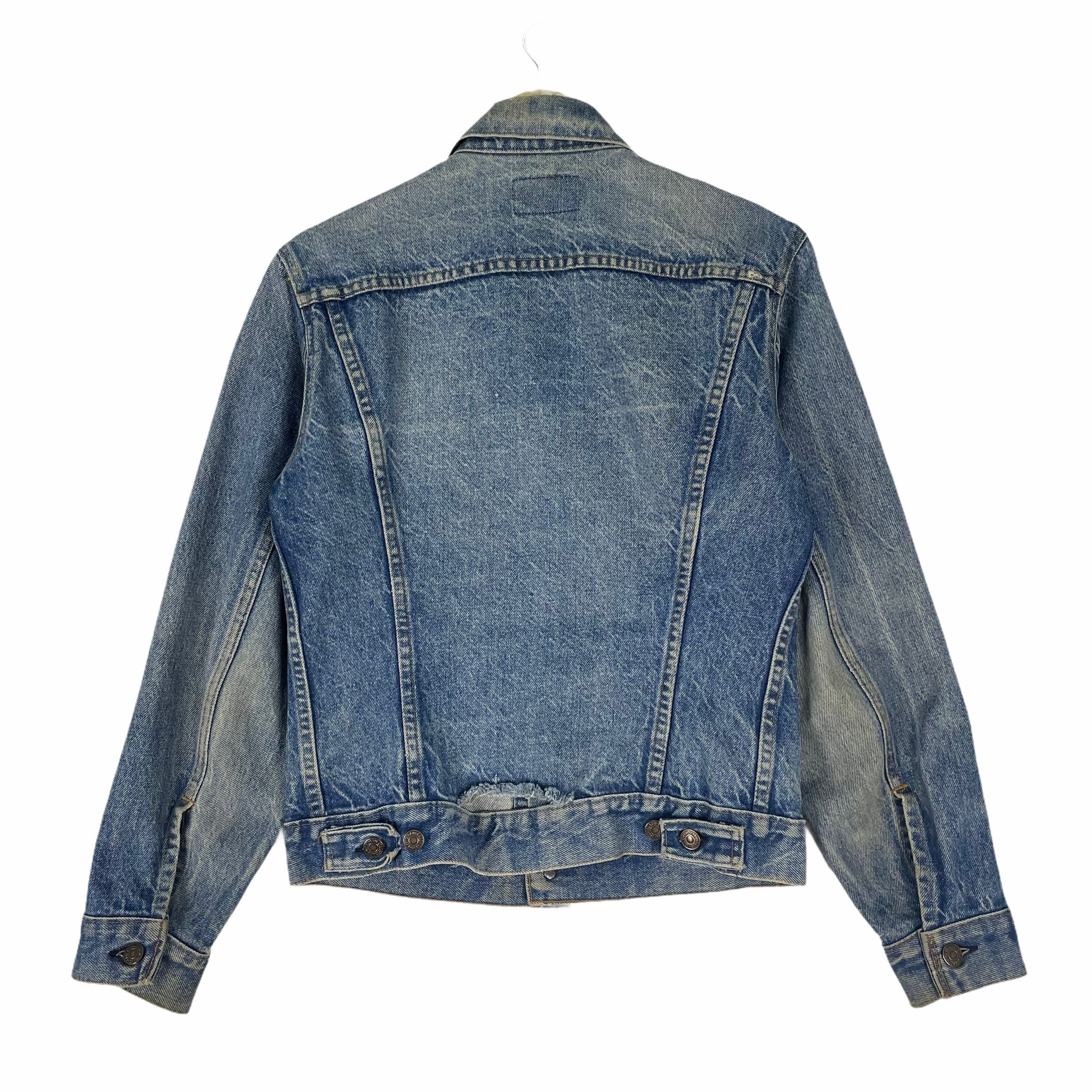 Vintage 90s LEVI'S Trucker Type 3 Denim Jacket Distressed Jeans