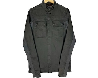 Y2K Rick Owens Drk Shadow Button Shirts Brown Size M