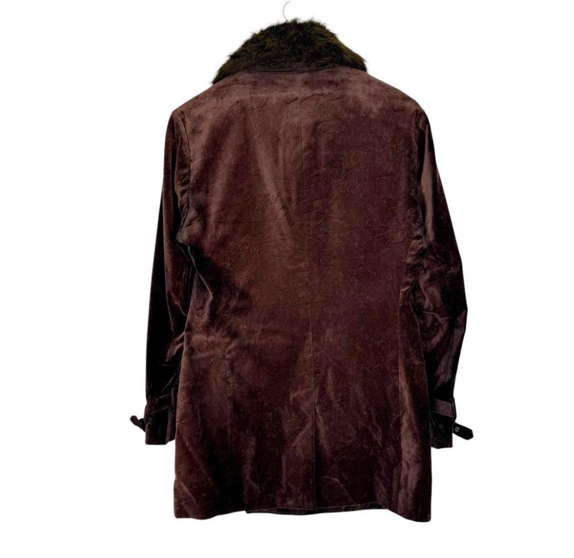 ジャケット・アウター KATHARINE HAMNETT LONDON Fake fur coat Vintage 90s Katharine Hamnett London Fur Collar Bleach Style Women