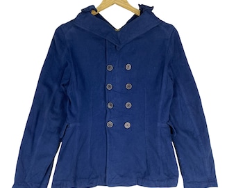 COMME des GARÇONS Rei Kawakubo Diseñadora de moda japonesa Chaqueta ligera Talla pequeña