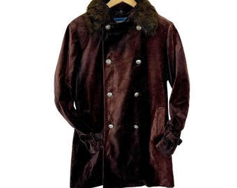 English Fashion Designer!!! Vintage KATHARINE HAMNETT BLOUSON Fur