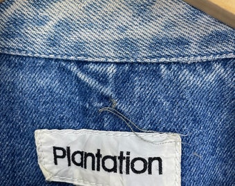 Vintage 90s Plantation Issey Miyake Jeans Denim Jacket Button - Etsy