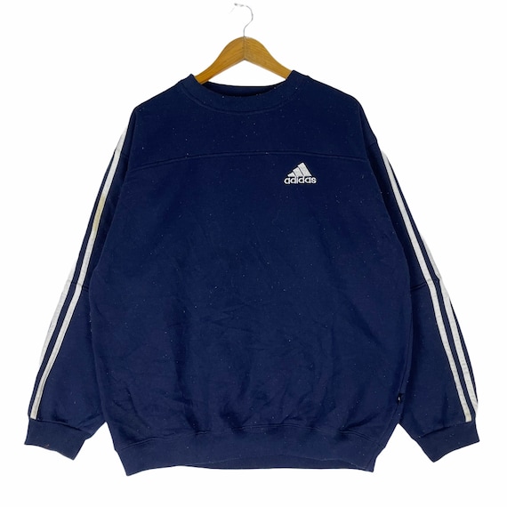 para Perceptivo completamente Vintage 90s Adidas Equipment Sweatshirt Navy Blue Colour - Etsy