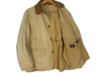 Vintage 50s JC Higgins Canvas Chore Jacket: Sears Roebuck Hunting