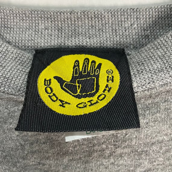 Vintage 80s Body Glove Sweatshirt: Grey Crewneck, Large Logo