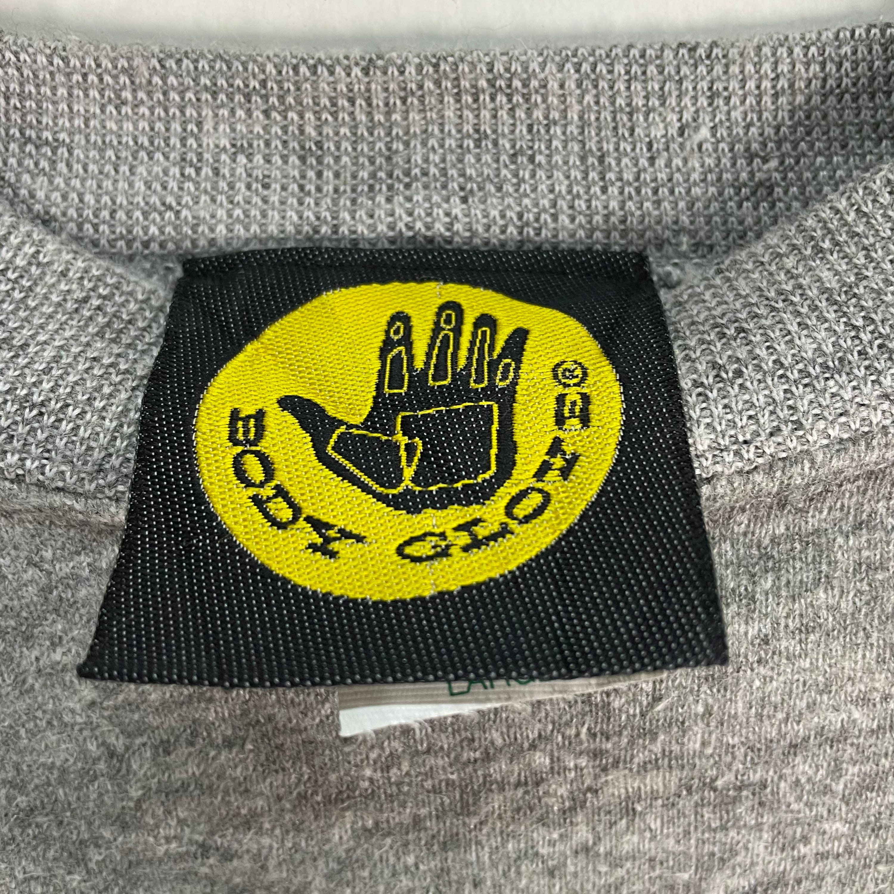 Vintage 80s Body Glove Sweatshirt: Grey Crewneck, Large Logo