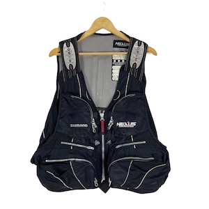 Veste de gilet de peche Shimano vintage Etsy Canada