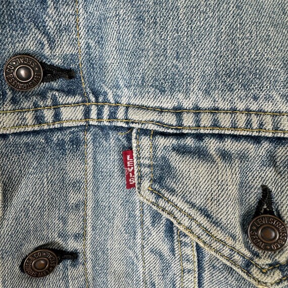 VTG 1993 JAPANESE LEVIS BIG E TYPE 3 TRUCKER DENIM JACKET DARK BLUE M