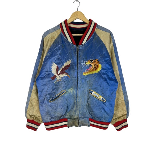 Vintage 50s Sukajan Reversible Jacket: Whitehead Eagles