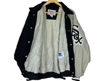 Vintage 90s Starter Chicago White Sox Bomber Jacket - Size Large