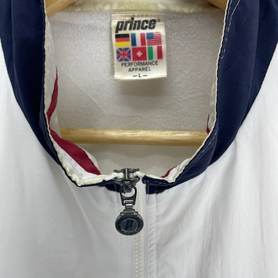Vintage 90s Prince Usa Tennis Team Jacket Zipper … - image 8